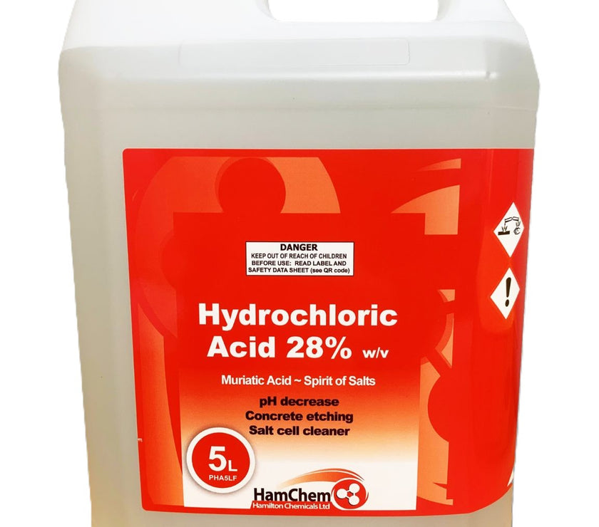 5L Hydrochloric Acid - pH decrease (liquid).
