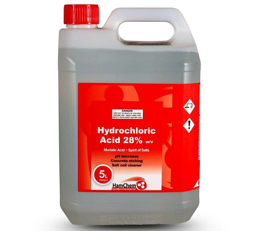 20L Hydrochloric Acid (pH Decrease) 4x 5L