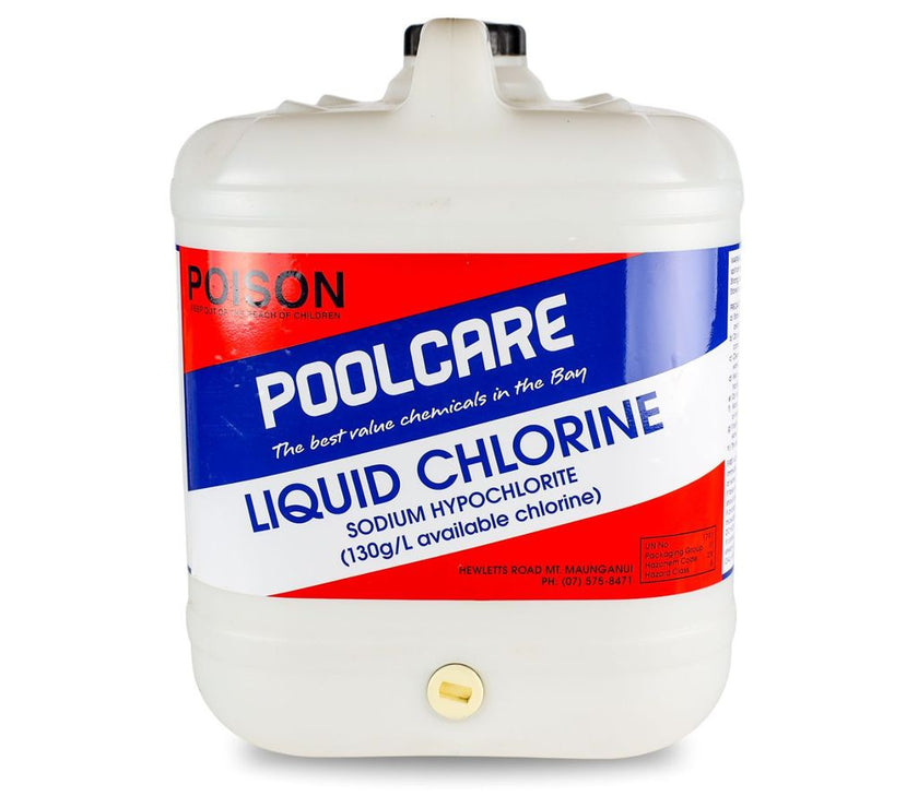 Pool Chemicals - Liquid Chlorine 20L Hypo.